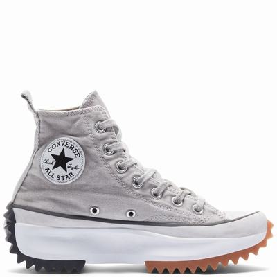 Férfi Converse Run Star Hike Smoked Canvas Platform Cipő CO8054619 Fehér